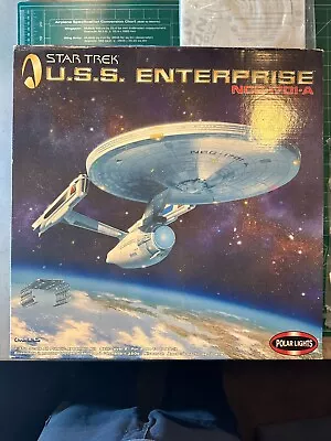#4202 U.S.S. Enterprise NCC-1701-A Star Trek Polar Lights 1:350 Refit Model Kit • $130