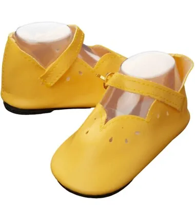 Yellow Fancy Mary Janes Dress Shoes Fit 23  My Twinn Size Doll • $10.99