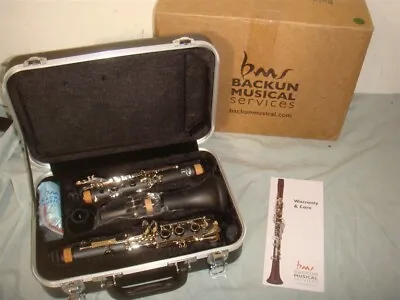 BACKUN ALPHA Bb CLARINET NICKEL KEYS BCLBALPHA-NK -NEW! • $879