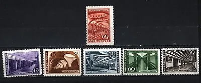 Russia/ussr 1947 Moscow Subway Set Of 6 Stamps Mnh • $10.49
