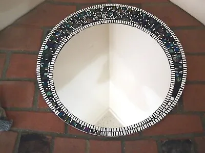 Original Handmade 18 Inch Mosaic Wall Mirror • $50