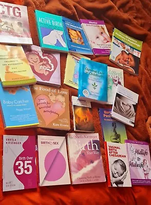 20 Book Bundle Midwife Doula Parenting Birth Student Midwife • £50