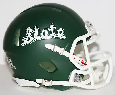 2022 Michigan State Spartans Custom Riddell Mini Helmet Vs Wisconsin • $65