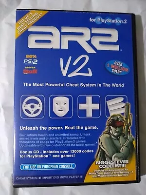 Action Replay 2 V2 AR2 Cheat System For PlayStation 2 PS2 Complete • £34.98