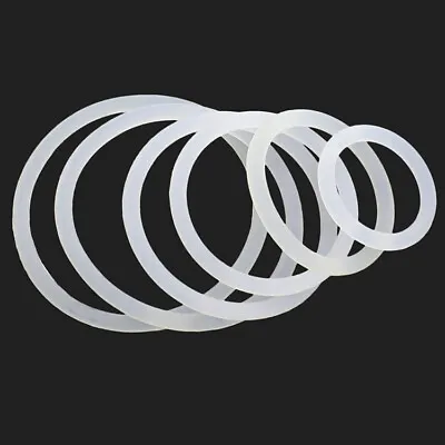 £1.48 • Buy Rubber O-Ring Clear Silicone Rubber O Rings Seal Washer Plumbing M3 M4 M5 M6-M60