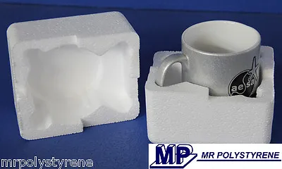 Large Polystyrene Foam Mug Boxes Mailer Postal Packaging Mailing Protectors . • £5