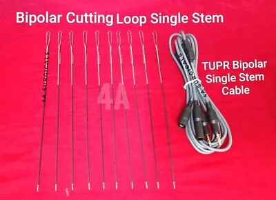 4a Bipolar Cutting Loop Single Stem 10pcs + Bipolar Turp Single Stem Cable 1pc • $182.57