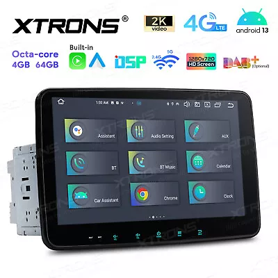 Android 13 4+64G Double 2Din 10.1  QLED Car Stereo Radio GPS Navigation Car Play • $259.99