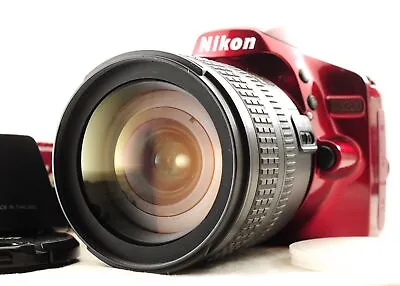 Nikon D3200 24.2 MP Digital SLR Camera - Red (Kit W/ AF-S DX VR 18-70mm Lens) JP • $591.80
