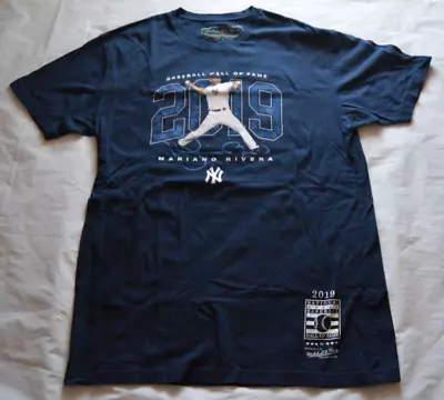 Mariano Rivera 2019 Baseball Hall Of Fame Mitchell & Ness T-Shirt - Size Large • $12.95