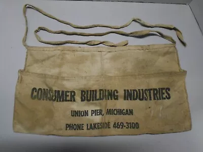 Consumer Building Industries Union Pier Michigan. Nail Apron • $16.99