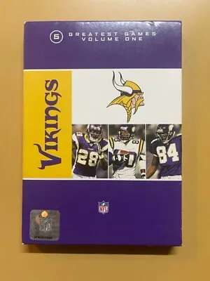 Good NFL: Minnesota Vikings - 5 Greatest Games - Volume One SKU 0439 • $68.94