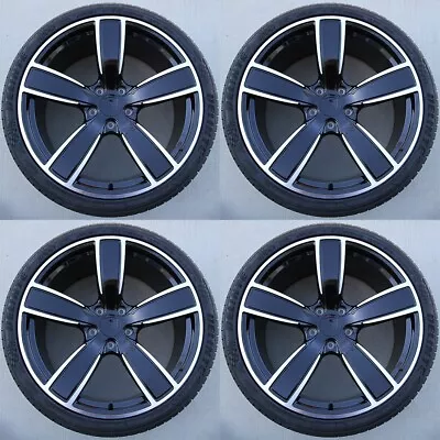 (4)Set 22  22x10 5x130 Wheels/Tires Pkg Fit Porsche Cayenne GTS Turbo Q7 Touareg • $1989.15