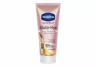 Vaseline GlutaGlow-Hya Dewy Radiance Serum-Lotion Visibly Brighter Skin 200ml ** • £12.80