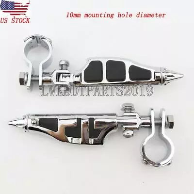$40.50 • Buy LWKDDT Motorcycle Highway Foot Pegs For Honda Shadow VT ACE Aero RS 600 750 1100