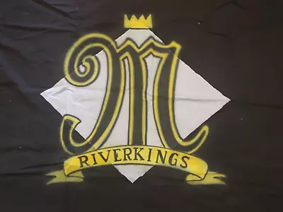 Memphis RiverKings Flag.  One Of A Kind. Booster Club Flag.  Handmade 42  X 33  • $49.99