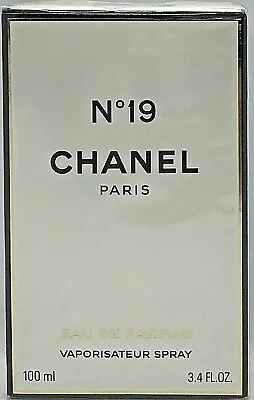 £157.31 • Buy CHANEL No 19 Eau De Parfum Spray 100ml Original Packaging/New