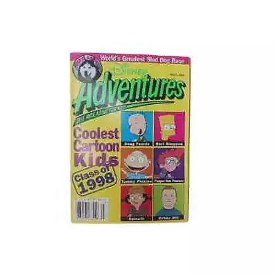 Disney Adventures The Magazine For Kids March 1998 Edition Coolest Cartoon Kids  • $19.99