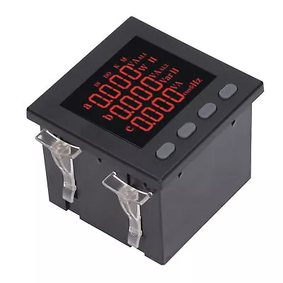 £34.11 • Buy Power Ammeter 3 Phase Digital Ammeter Programmable Measurement Intelligent Multi