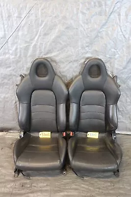 2000-2005 Honda S2000 Ap2 Ap1 F22c F20c Oem Black Leather Front Seats Rh Lh#3362 • $799.99