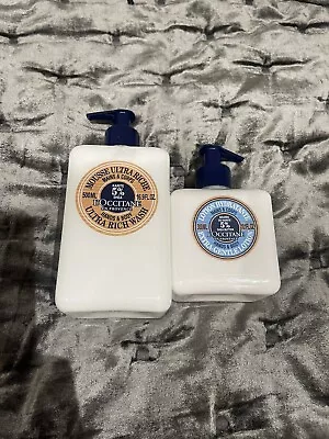 L’occitane 5% Shea Ultra Rich Body And Hands Wash And Body Lotion New • £25.99