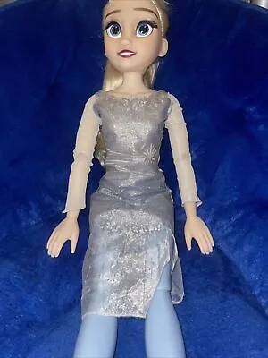 Disney Frozen 2 ELSA Doll Ice Powers 32  Playdate Lights & Sound My Size Doll* • $75