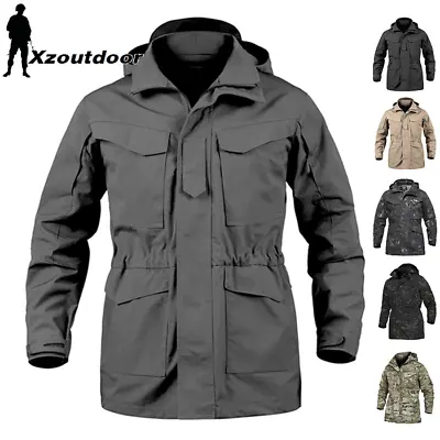M65 Combat Field Jacket Mens Military Army Coat Tactical Waterproof Hooded Parka • $56.99