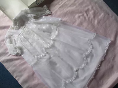 £17.95 • Buy Harringtons Babies White Christening Gown Vintage Boxed 1970's