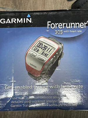 Garmin Forerunner 305 GPS-Enabled Trainer W/ Heart Rate Monitor Multi-Sport • $77