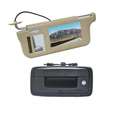 Sun Visor Rear View Monitor & Reverse Camera For Chevrolet Silverado /GMC Sierra • $199