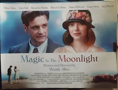       Magic In The Moonlight  Colin Firth Original Quad Cinema Poster • £9.99