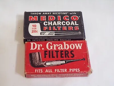 Vintage Dr. Grabow & Medico Charcoal Filters 5 Left In Each • $3