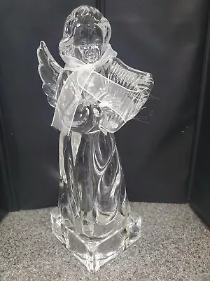 Mikasa Angelic Harp Figurine Herald Collection Lead Crystal Christmas Angel • $10