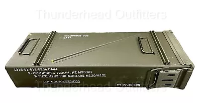 PA-154 120mm AMMO CAN Tall Large US Military Surplus Army Issue Steel USGI • $28.66