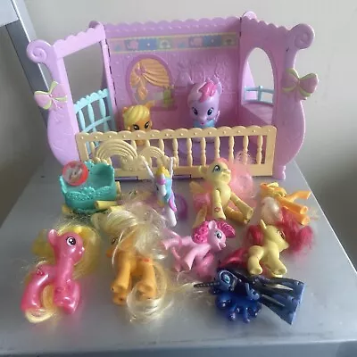 My Little Pony 2008 Hasbro Newborn Cuties Playset Room Nursery & Misc Figures • $12.99