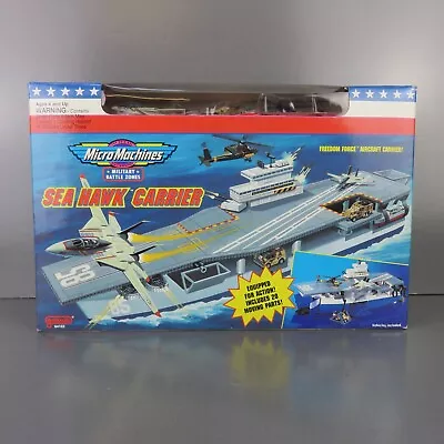 Micro Machines Sea Hawk Carrier Military Battle Zones In Original Box 1993 • $180