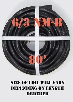 6/3 NM-B X 80' Southwire  Romex®  Electrical Cable • $315.93