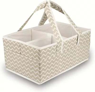 EKODE™ Baby Nappy Caddy Organiser - Nappy Caddy Basket For Baby Essentials • £9.99