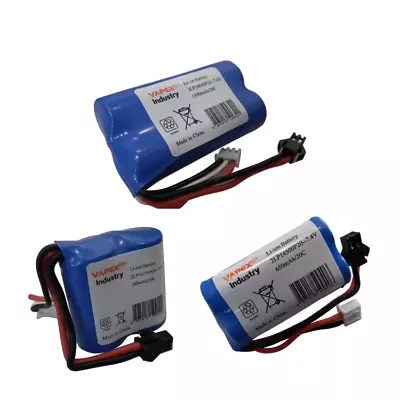 7.4V 14500/18350/18650 Li-ion Vapex Battery Pack  650-1500mAh • £15.25