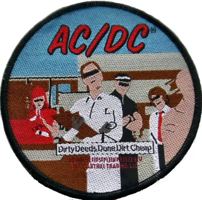 £2.99 • Buy AC/DC - Dirty Deeds Done Cheap Patch 9cm Dia