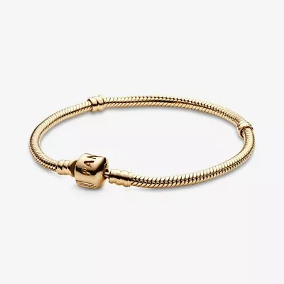 Gold Bracelet Pandora • Gold • Moments • Snake Chain • BR-006 • £48.99