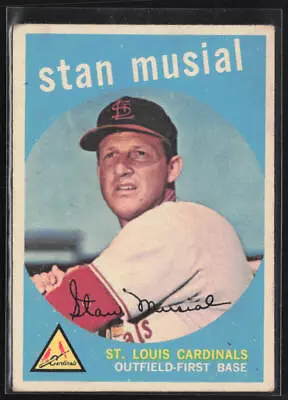 Stan Musial 1959 Topps #150 St. Louis Cardinals • $89.99