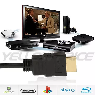 2m 10m 15M 20M HDMI Cable High Speed With Ethernet 1080p ARC HEC 3D HDTV Sydney • $6.63