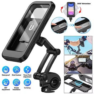 Electric Bike Motorcycle Rainproof Waterproof Case Phone Holder Cycling Outdoor • $12.98