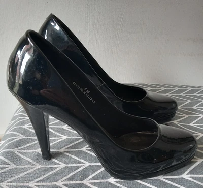 £2.50 • Buy M&S Limited Collection Black Patent High Heeled Shoes (Size 5.5)