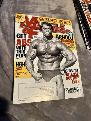 MUSCLE & FITNESS Bodybuilding Mag ARNOLD SCHWARZENEGGER Training Special 2-13 • $42.50