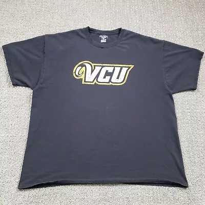 VIRGINIA COMMONWEALTH RAMS VCU Shirt Mens 2XL Navy Champion NCAA Sports • $23.45