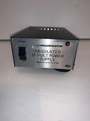 Micronta Regulated 12 Volt Power Supply Not Tested  • $12