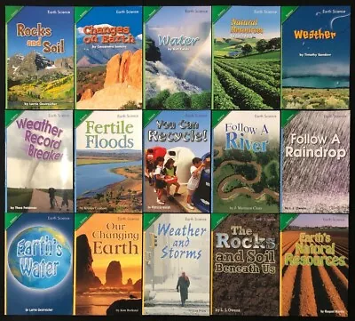 3rd Grade EARTH SCIENCE Curriculum Readers (15 Books)  Teachers/Homeschool/Tutor • $31.99