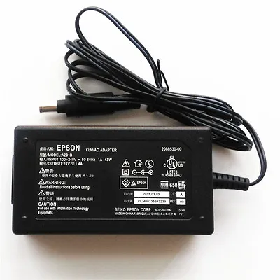 Power Supply Cord Adapter For Epson Perfection V500 V600 4490 Scanner • $13.50